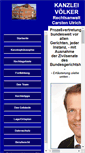 Mobile Screenshot of kanzlei-cuv.de